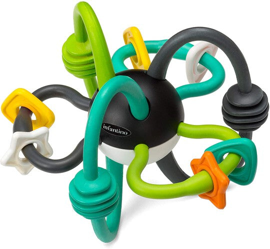 Infantino-Shake & Teethe Flexible Rattle Ball