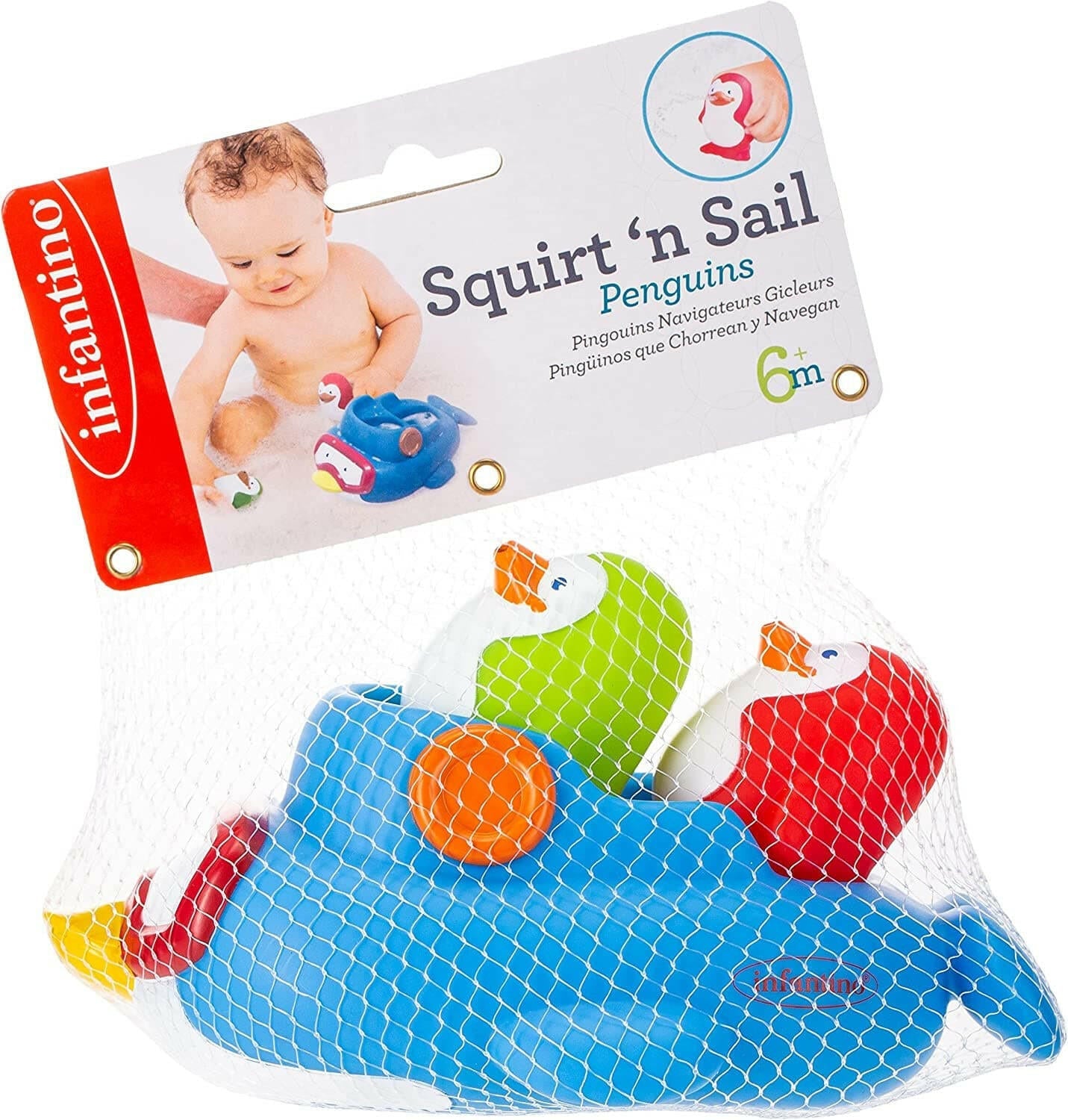 Infantino-Squirt'N Sail Penguins