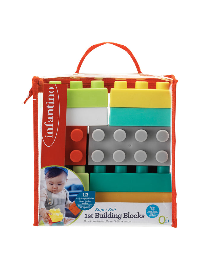 Infantino-Super Soft 1St Building Blocks