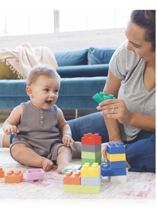 Infantino-Super Soft 1St Building Blocks