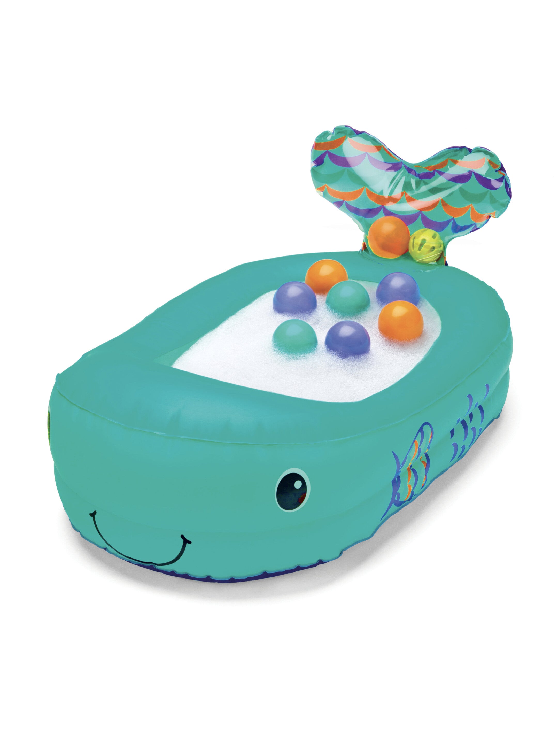 Infantino-Whale Bubble Bath With Temperature Sensor Inflatable Bath Tub