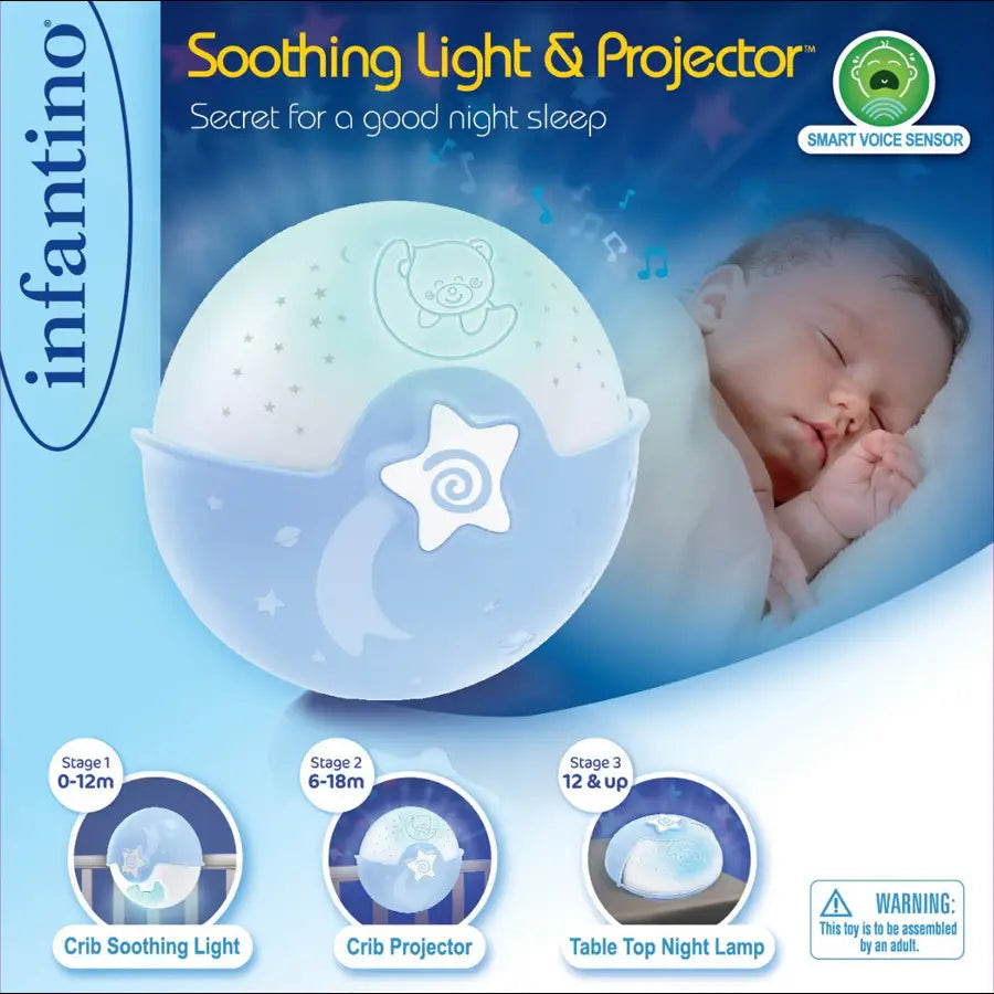 Infantino-Wom Soothing Light & Projector (Blue)