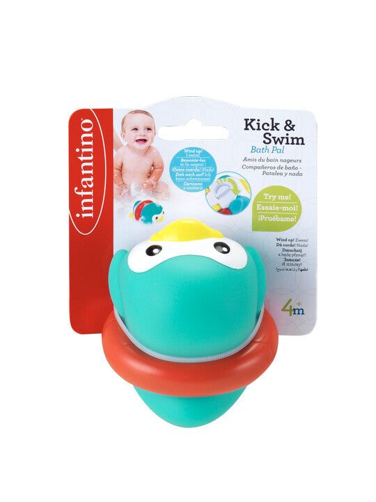 Infantino- Kick & Swim Bath Pals - Penguin