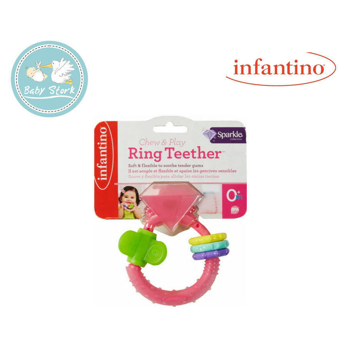 Infantino -Chew & Play Ring Teether