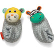 Infantino -Foot Rattles - Zebra/Tiger