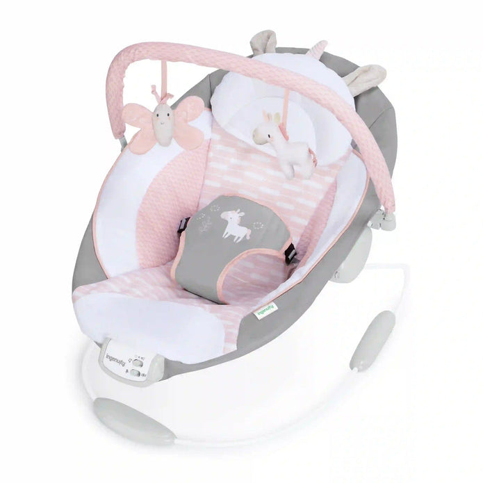 Ingenuity-Soothing Bouncer™ - Flora The Unicorn