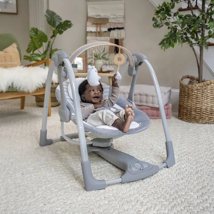 Ingenuity-Swing 'N Go Portable Swing™ - Bella Teddy