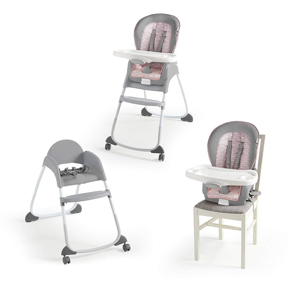Ingenuity-Trio 3-In-1 High Chair™ - Flora The Unicorn