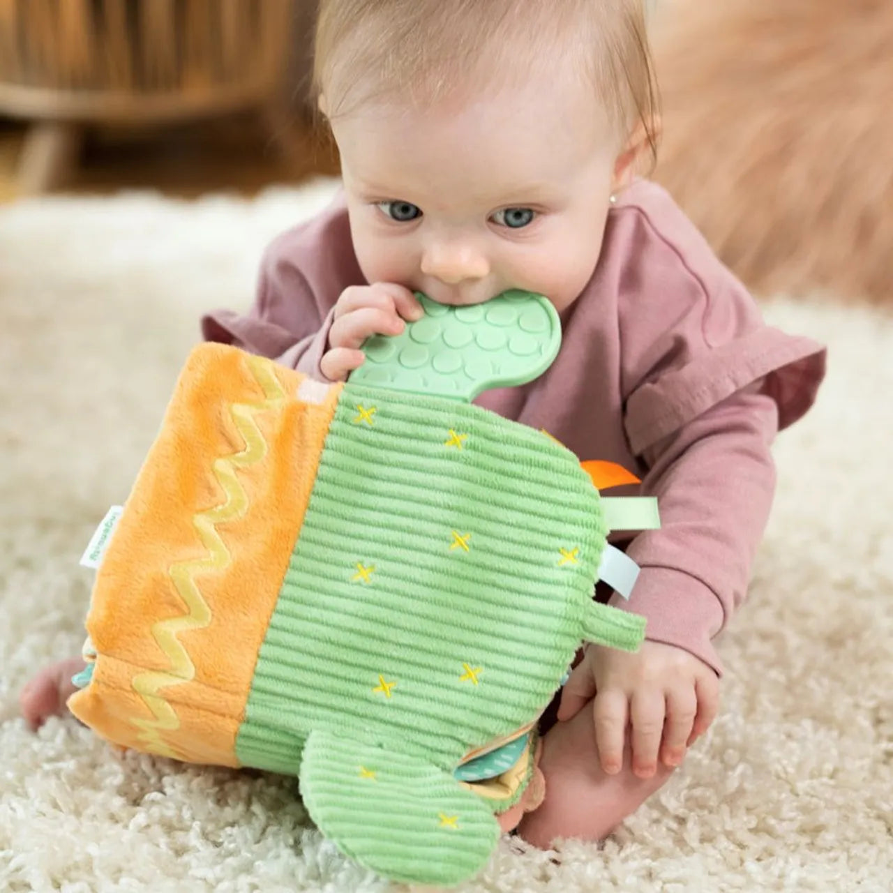 IngenuityCalm Springs Soft Teething Activity Book