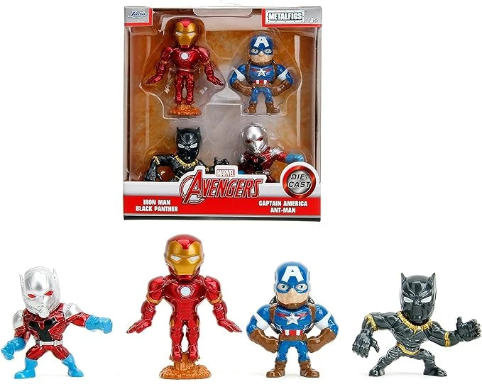 Jada Avengers 4-Pack Figures 2,5'