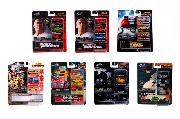 Jada Hollywood Rides Nano 3-Pack