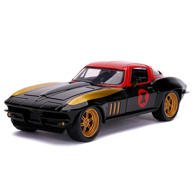 Jada Marvel Black Widow 1966 Chevy 1.24