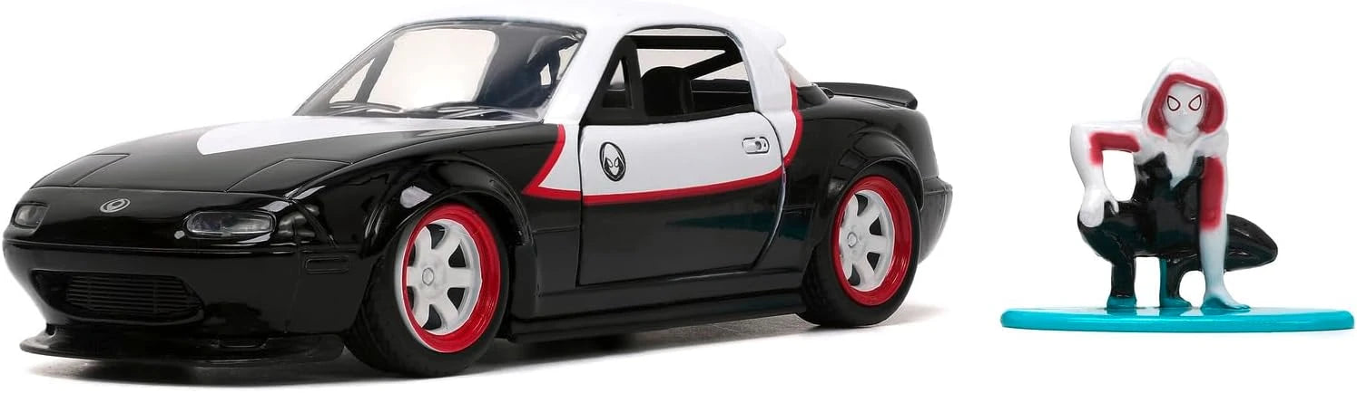 Jada Marvel Ghost Spider 1990 Miata 1.32