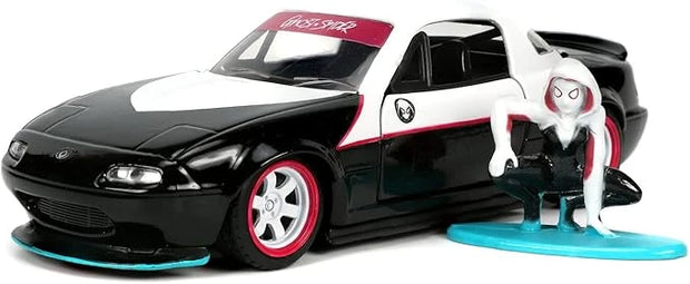 Jada Marvel Ghost Spider 1990 Miata 1.32