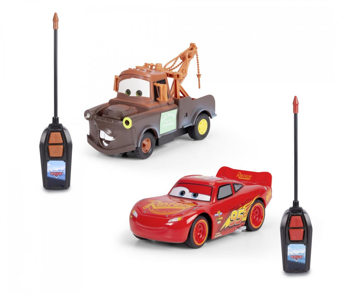 Jada RC Cars LMQ + Mater Twin Pack 1:32