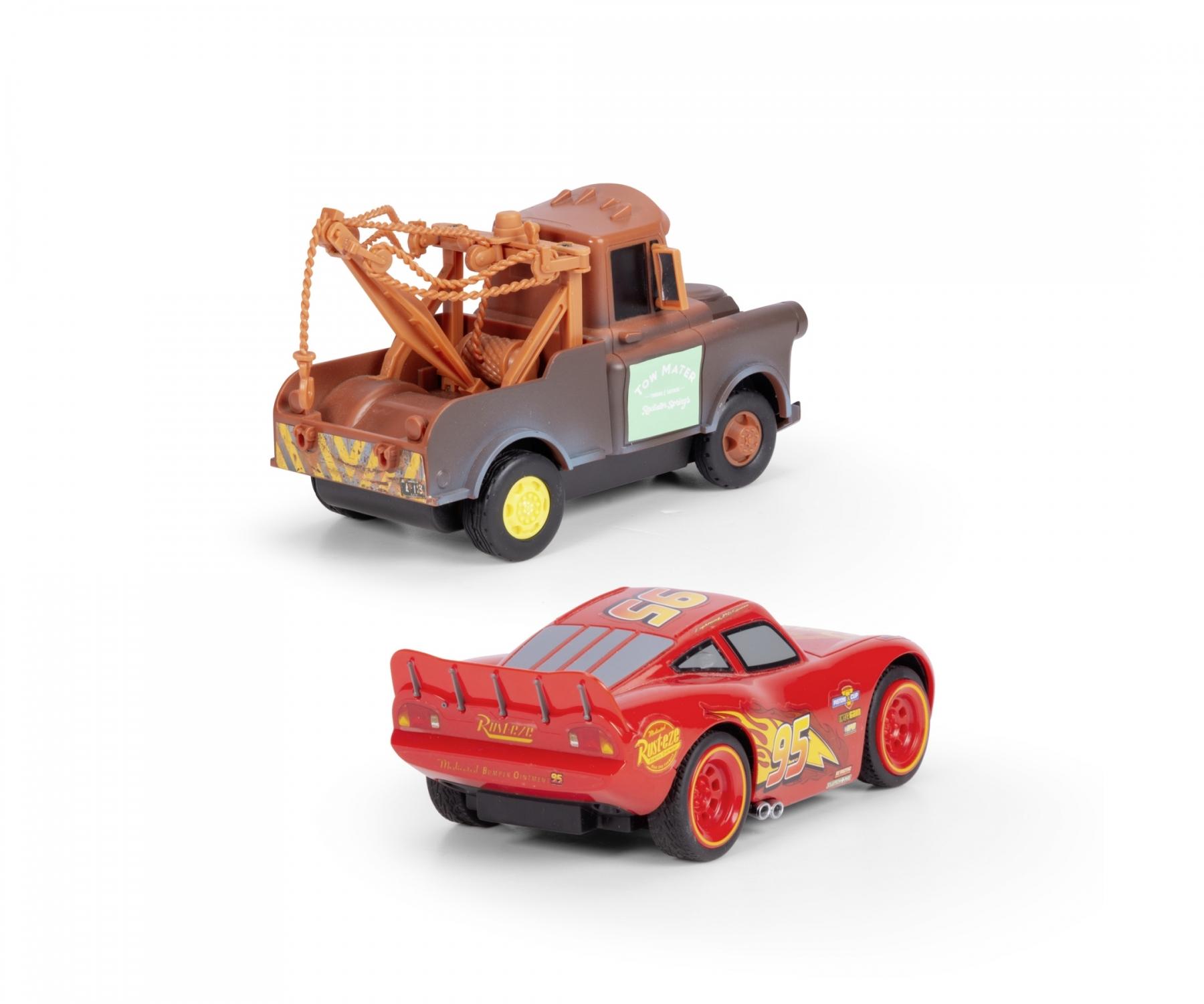 Jada RC Cars LMQ + Mater Twin Pack 1:32