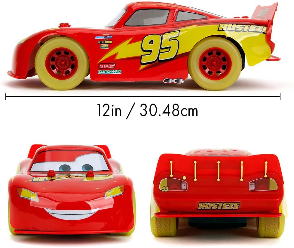 Jada RC Lightning McQueen Glow Racers 1:14
