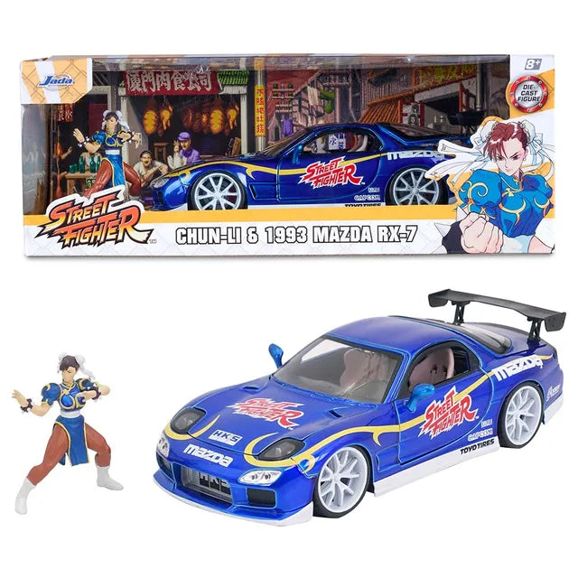 Jada Street Fighter 1993 Mazda RX7 1:24