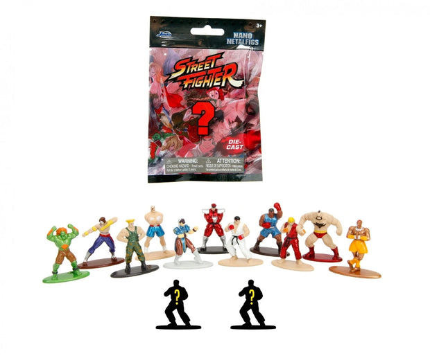 Jada Street Fighter Blind Pack Nanofigs