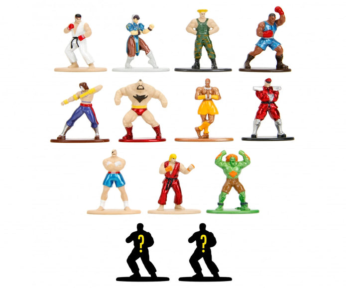 Jada Street Fighter Blind Pack Nanofigs