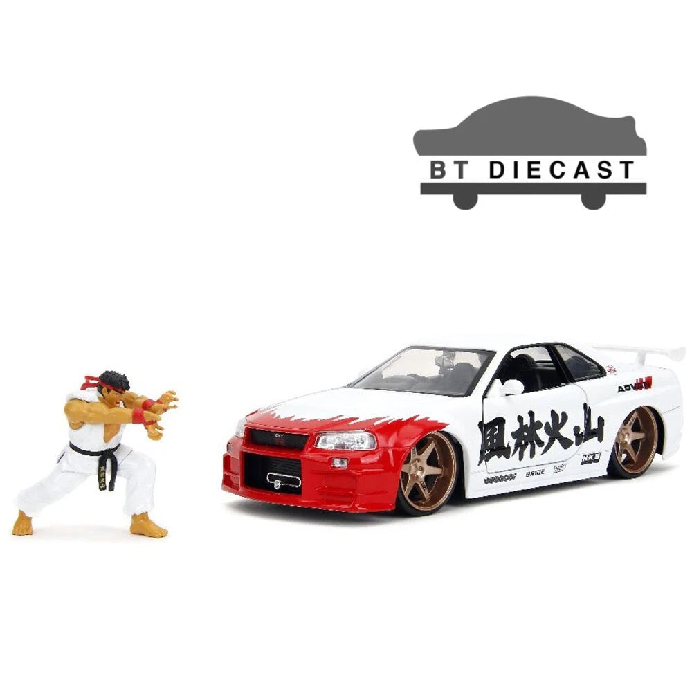 Jada Street Fighter Nissan Skyline GTR 1:24