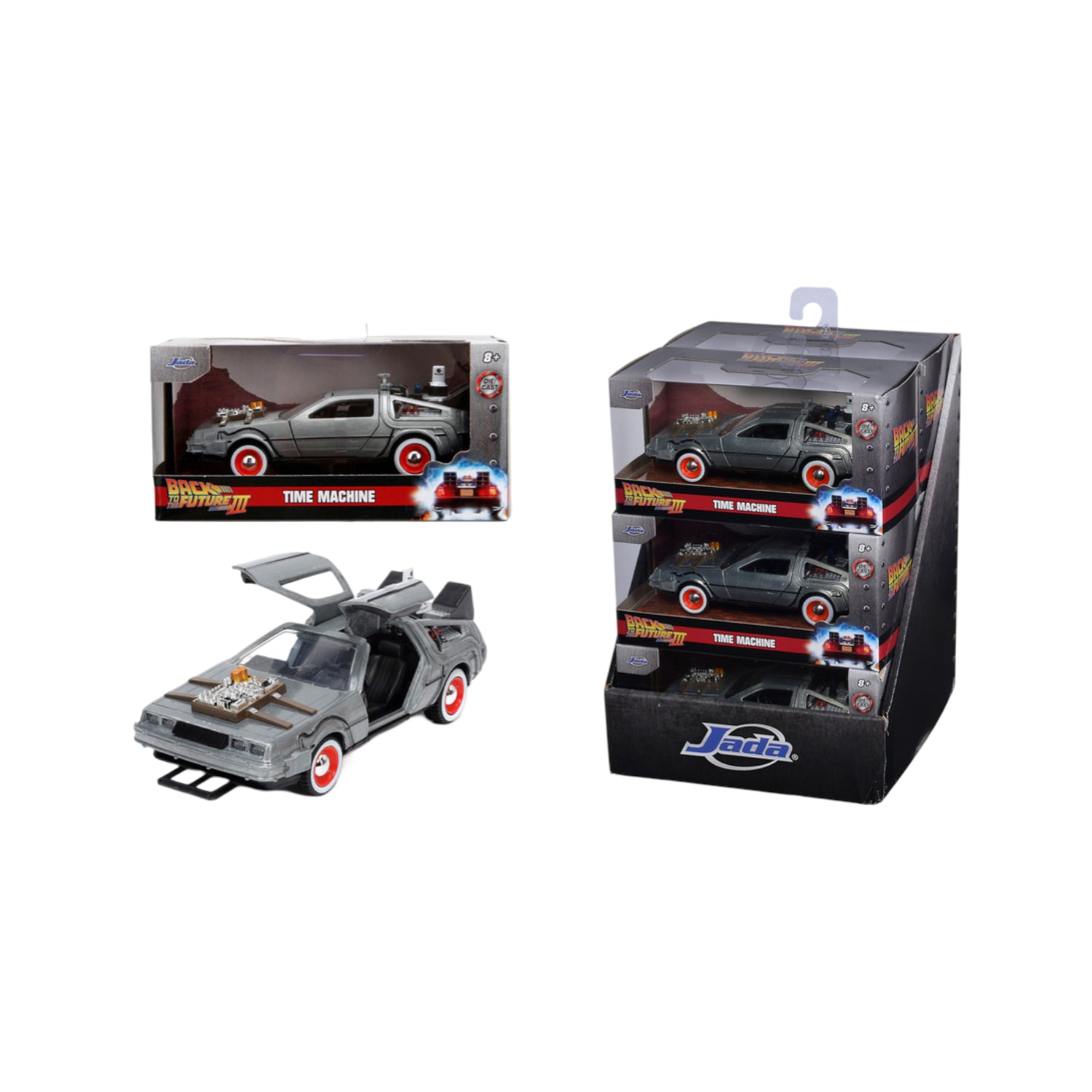 Jada Time Machine Back to the Future 3 1:32