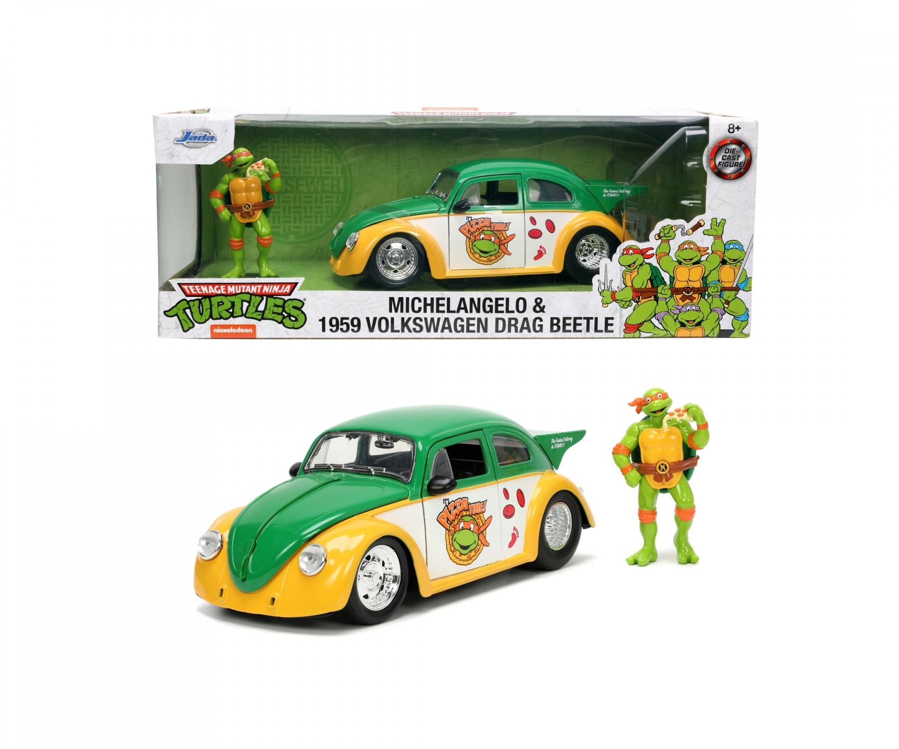 Jada Turtles 1959 VW Drag Beetle 1:24