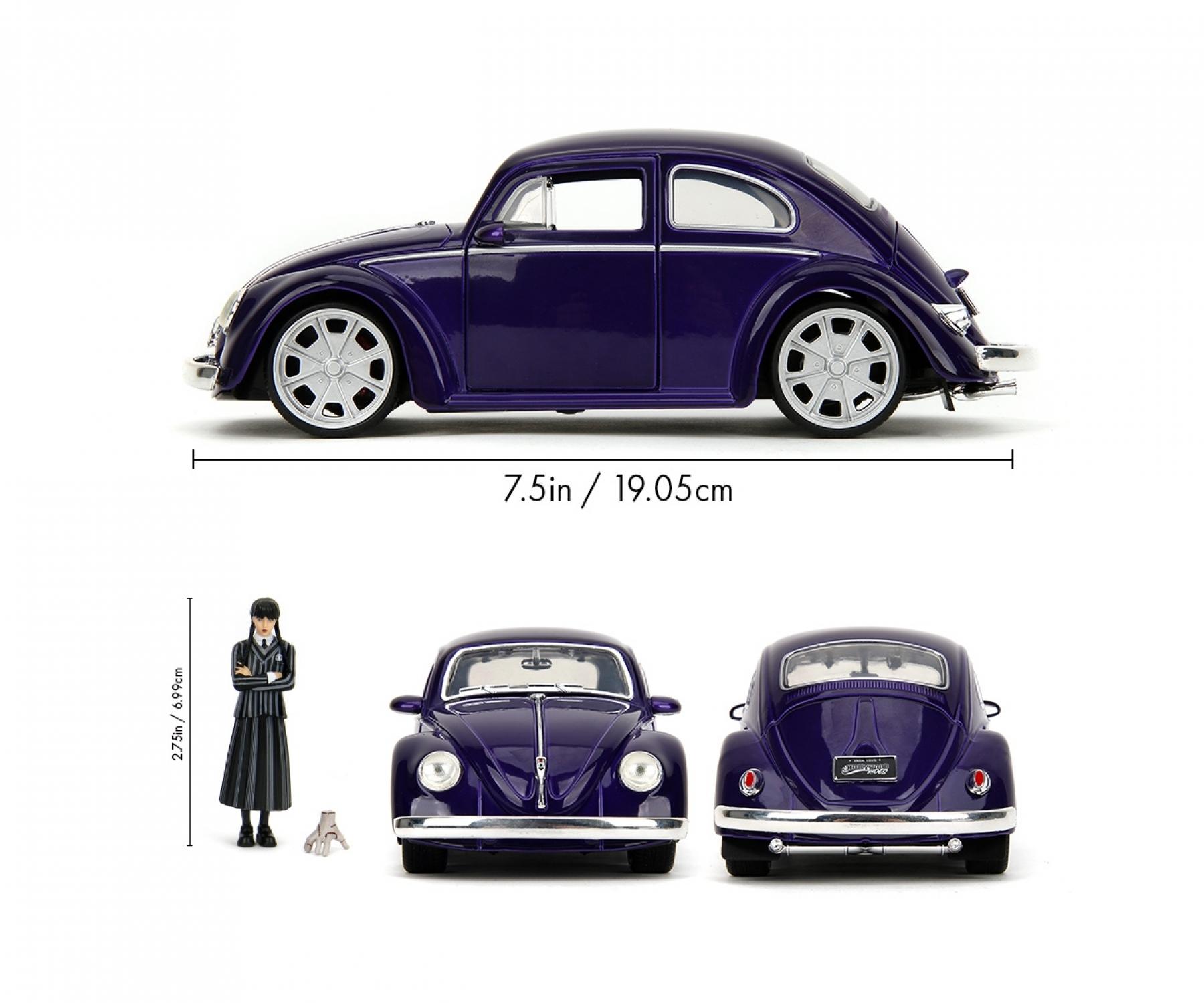 Jada Wednesday Volkswagen Beetle 1:24