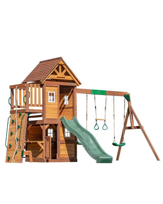  Kazbek Wooden Swing Set  aleemaz.com 