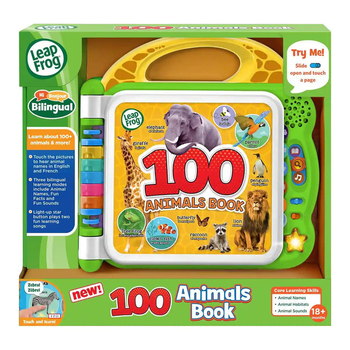 Leapfrog-100 Animals Book (Bilingual: Uk+Fr)