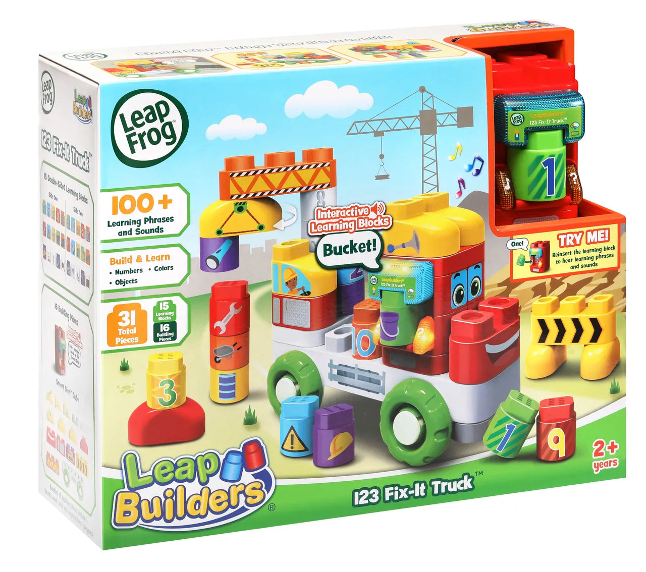 Leapfrog -Block Play - Vehicle Fix It Truck