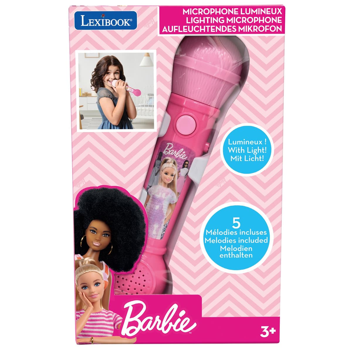 Lexibook-Barbie Lighting Microphone