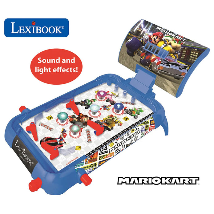 Lexibook-Mario Kart Electronic Pinball W/Lights N Sound