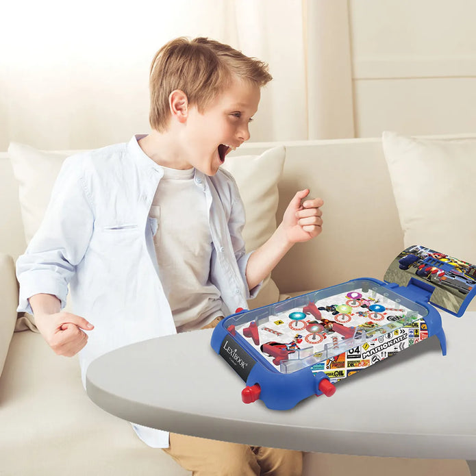 Lexibook-Mario Kart Electronic Pinball W/Lights N Sound