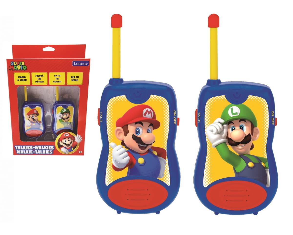 Lexibook-Mario Walkie Talkie 120M