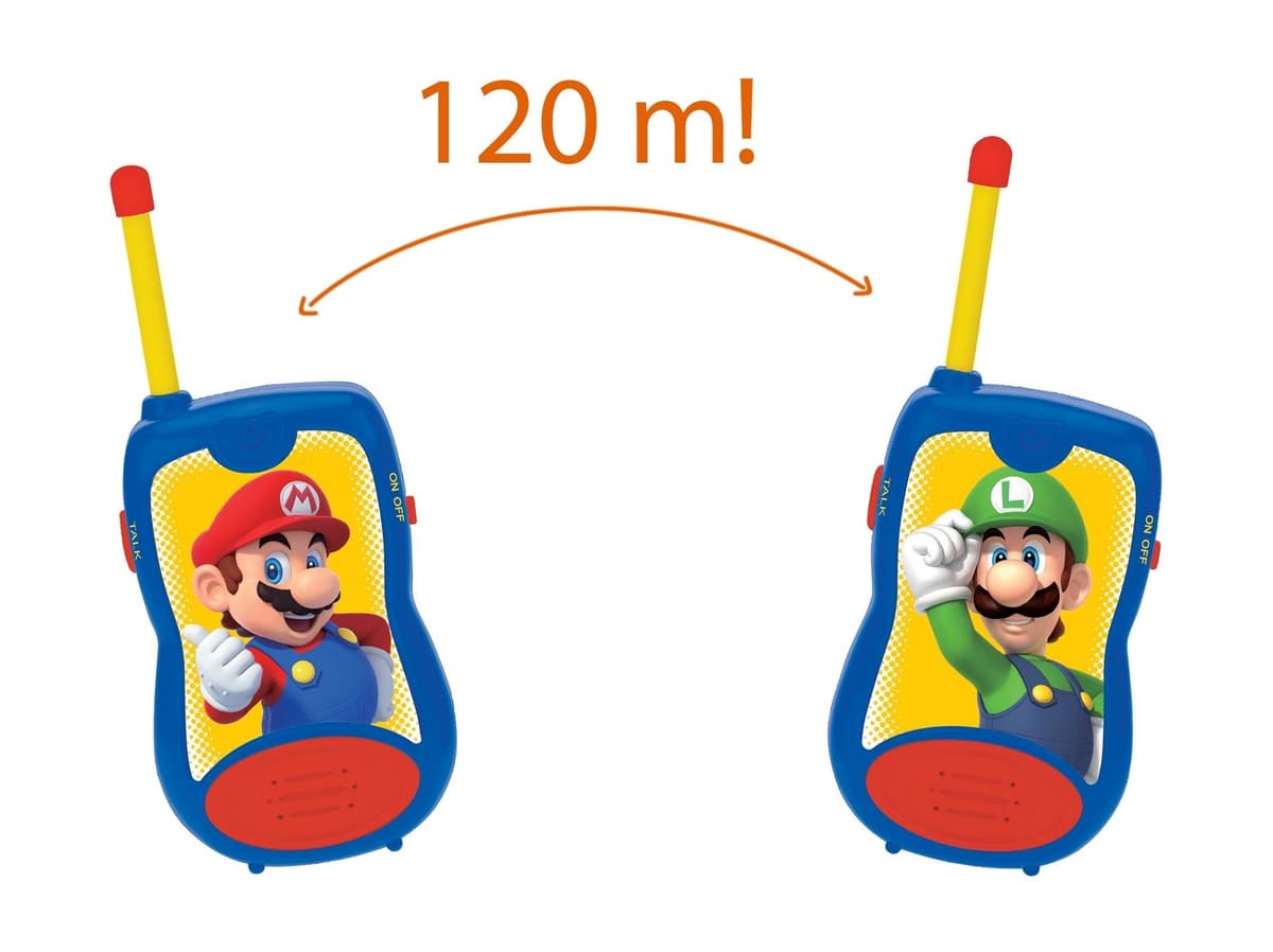 Lexibook-Mario Walkie Talkie 120M