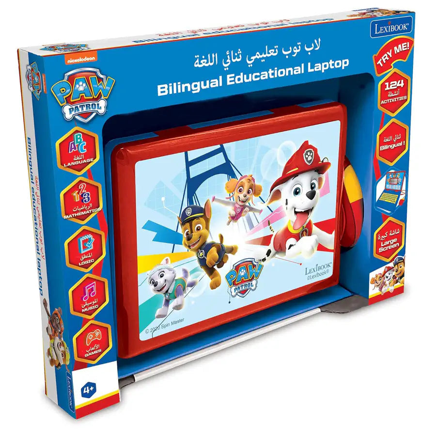 Lexibook-Paw Patrol Bilingual Educational Laptop Arabic/English