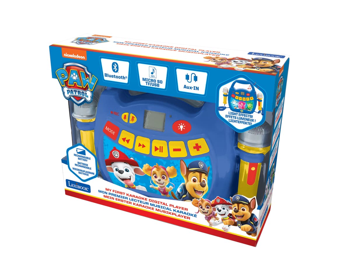 Lexibook-Paw Patrol Bluetooth Speaker With Mic And Rechargeable Battery