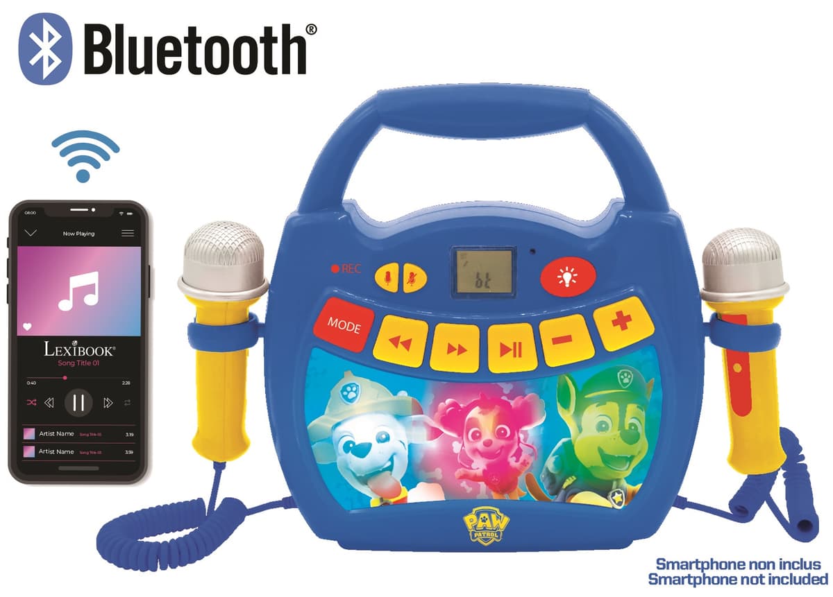 Lexibook-Paw Patrol Bluetooth Speaker With Mic And Rechargeable Battery
