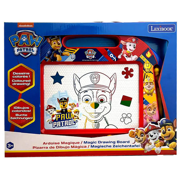 Lexibook-Paw Patrol Magnetic Multicolor Drawing Board A5 W/Accessories