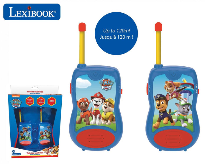 Lexibook-Paw Patrol Walkie Talkie 120M