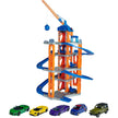 Majorette  Motor Lift Center + 5 Cars