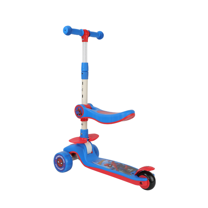 Marvel Spiderman 2-in-1 Foldable Twist Scooter-ahlanfun.com