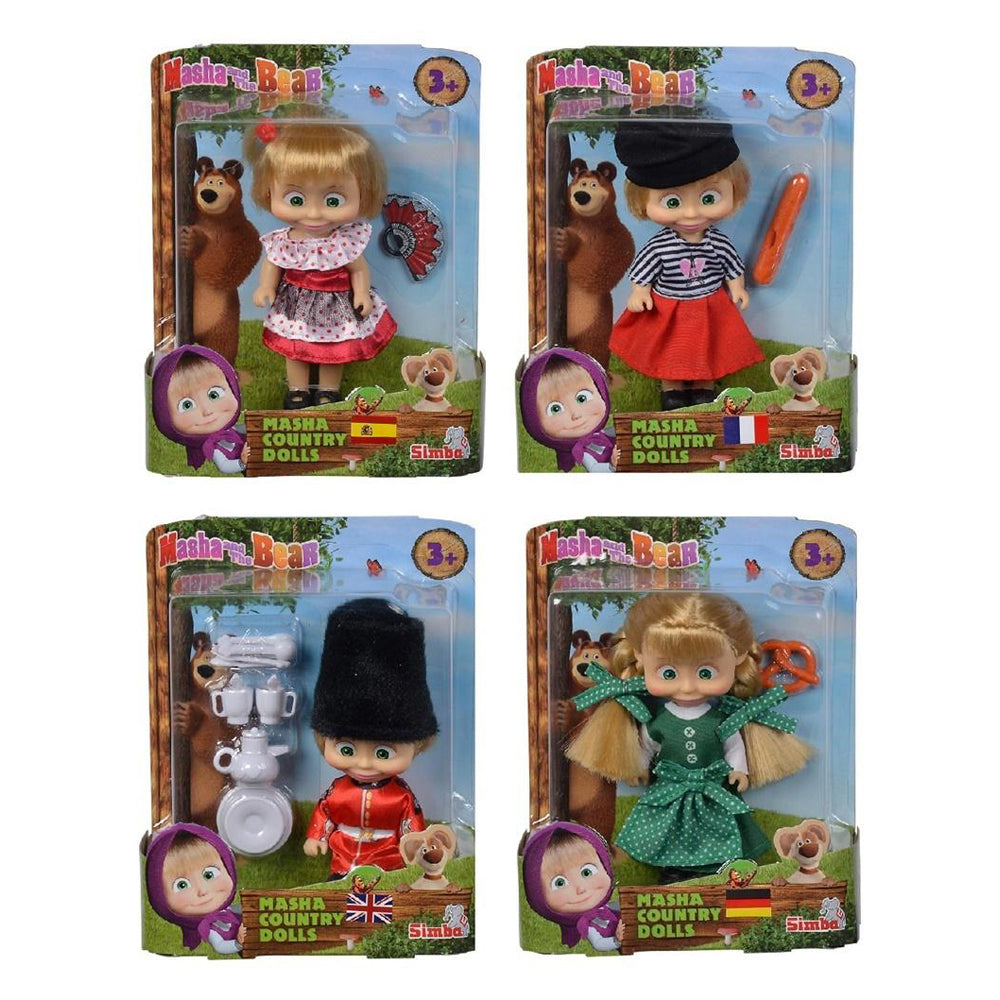 Masha & the bear-Masha, Country-Edition, 4-ass.