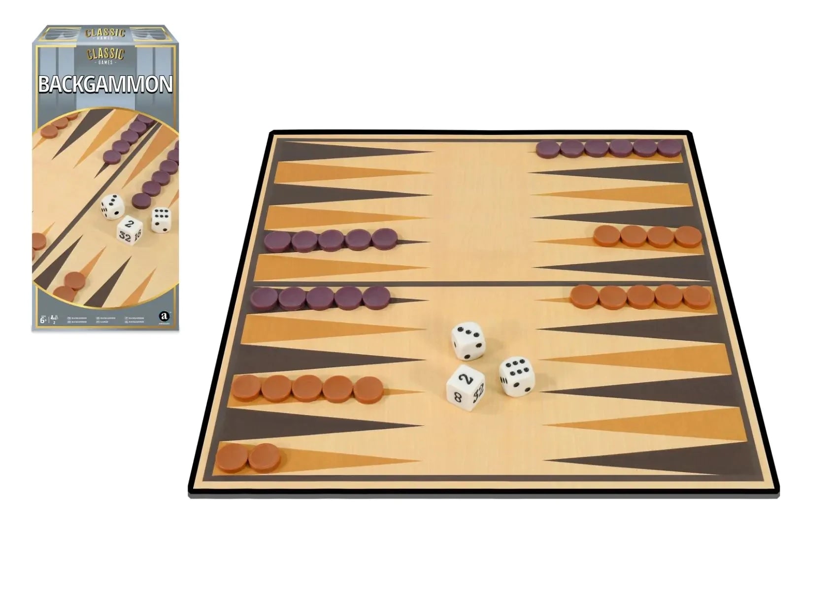 Merchant Ambassador Classic Games - Backgammon (basic)