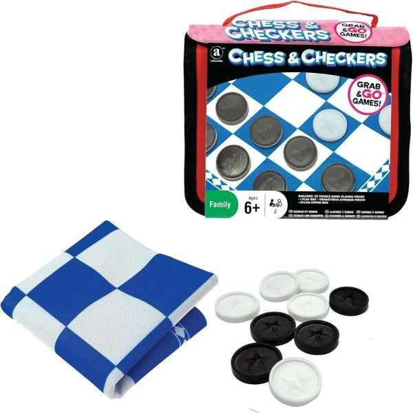 Merchant Ambassador Grab & Go Games! - Travel Chess & Checkers