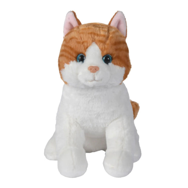 Nicotoy-Cat Plush StripySiameseGinger 28cm(3ass)