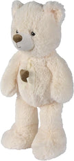 Nicotoy Plush Bear creme ribbon head bear 85cm