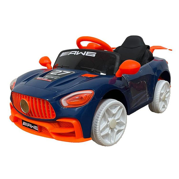 ORBIC TOYS MERCEDES DESIGN ELECTRIC RIDE ON - BLUE /ORANGE