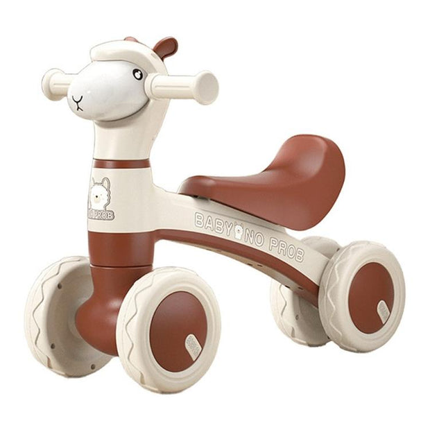 ORBIC TOYS SMART BALANCE BIKE WITH LIGHT AND SOUND -BROWN